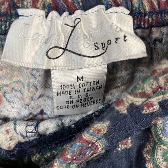 Laura Leigh Ltd. Sport Matching Paisley Turtle Neck and Casual Pants Size M EUC - Picture 10 of 10